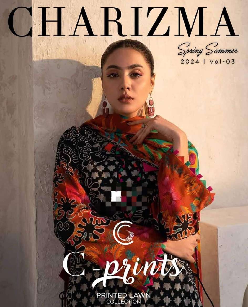CPrint Vol 3 Printed Lawn 2024 by Charizma